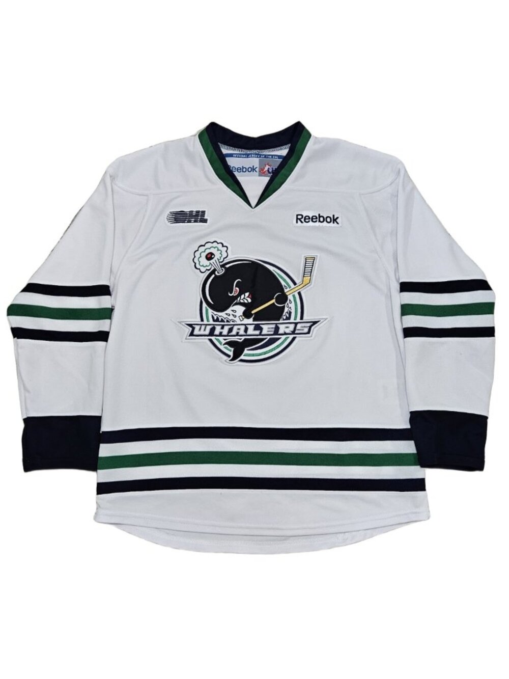 Plymouth Whalers Reebok Hockey Jersey Youth L/XL